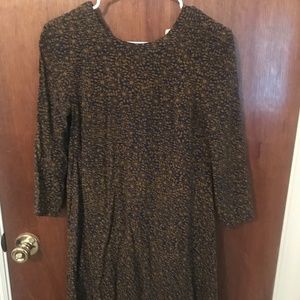 Floral 3/4 Sleeve Dress